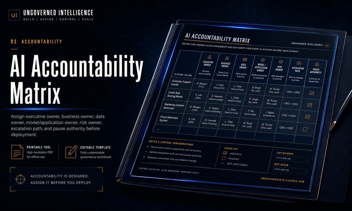 AI Accountability Matrix preview visual